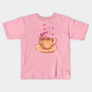 coffee love Kids T-Shirt